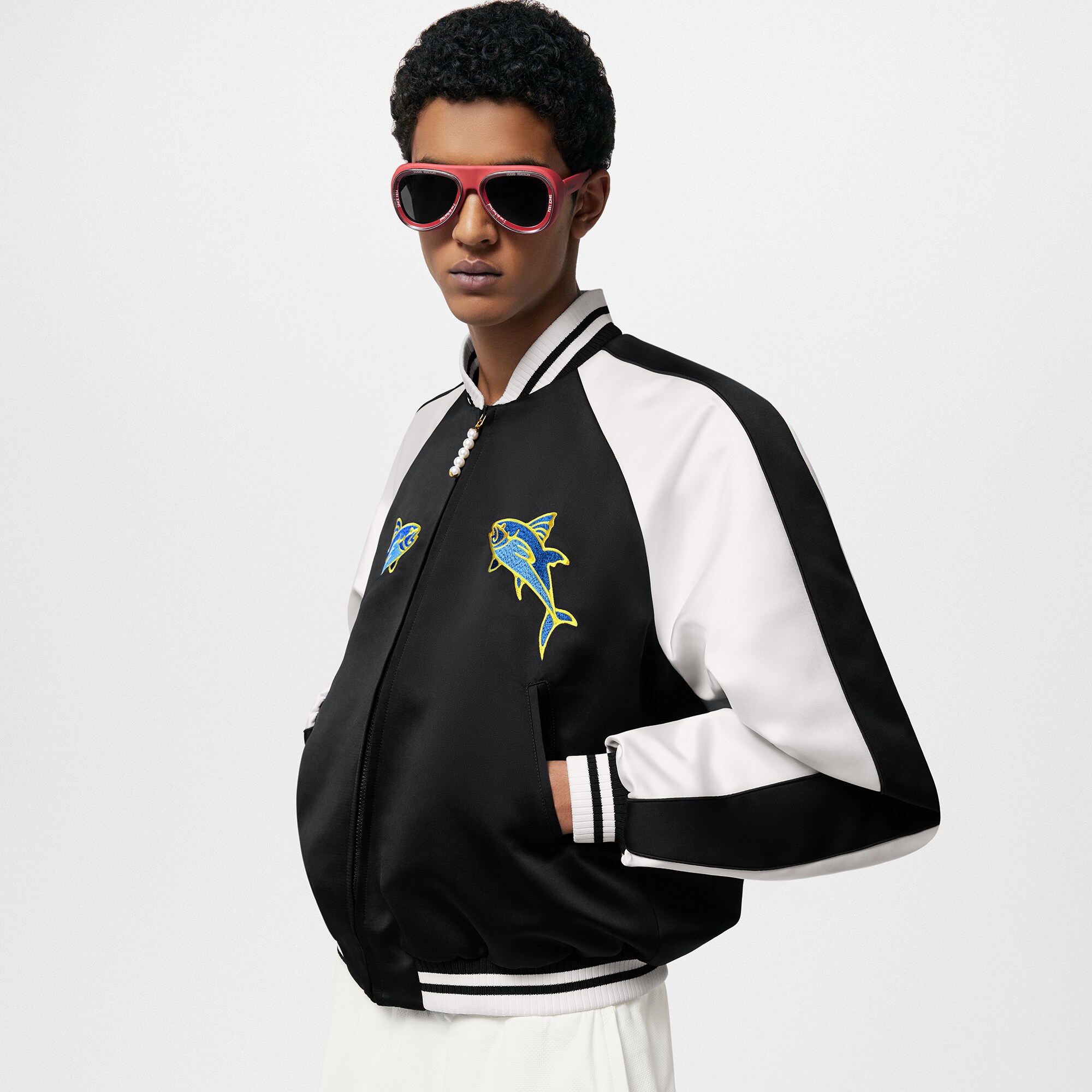 Technical Satin Souvenir Jacket - Discontinued Product